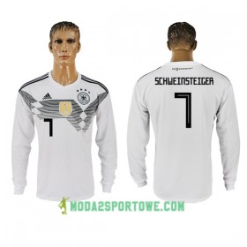 Koszulka Niemcy Schweinsteiger 7 Mistrzostwa Świata 2018 Domowe Stroje Piłkarskie Długi Rękaw